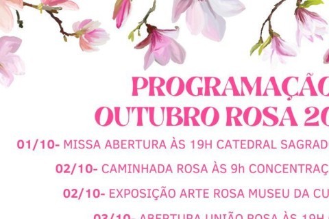 Celebrada Missa de abertura do Outubro Rosa na Catedral Sagrado Coração de Jesus