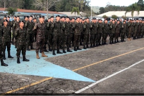 5º Bec Bld realizou mesmo antecipando a data, o alusivo comemorativo dia do Soldado Brasileiro