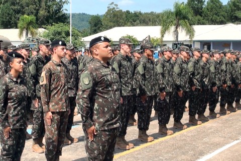 Incorporação de novos soldados recrutas/2026 no 5º Batalhão de Engenharia de Combate Blindado