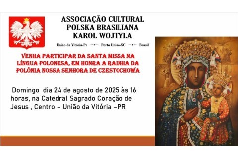 Celebrada Santa Missa lingua polonesa na Catedral Sagrado Coração de Jesus