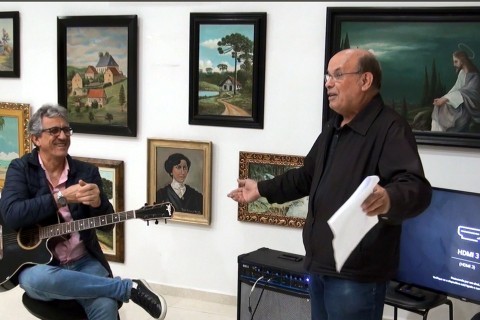 “Musicas e Telas” projeto piloto idealizado por Antonio Budal aconteceu no Museu Histórico Prof. Aniz Domingos