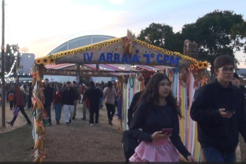 União da Vitória o 7º Colégio da Polícia Militar realizou seu 4º Arraiá