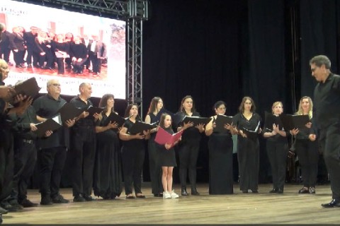 Apresentação do Grupo Polonês no concerto 136 anos do aniversário de União da Vitória