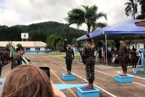Solenidade de Passagem de Comando no 5º Bec Bld realizada dia 10 de dezembro de 2025