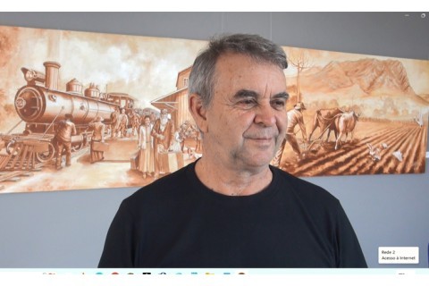 Exposição denominada: "Terras" de autoria de Carlos Alberto Kussik