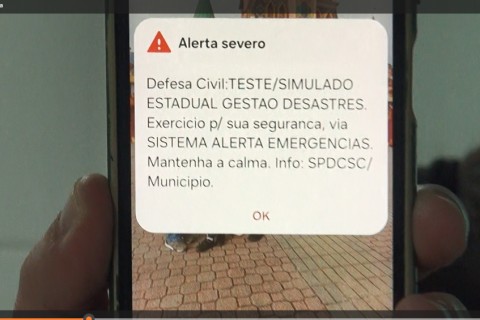 Porto Uniao Porto União participou do Segundo Simulado Geral de Gestão de Desastres em Santa Catarina