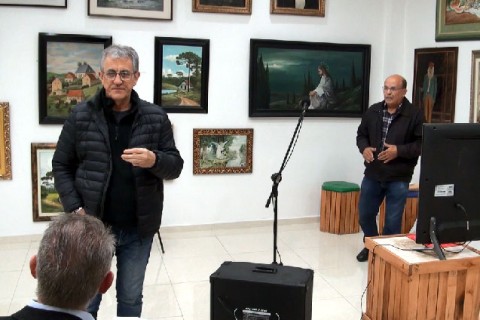 Noite de terça feira, 12 de maio de 2026, 19 horas e 25 minutos, mais uma edição do projeto: “MUSICAS E TELAS”