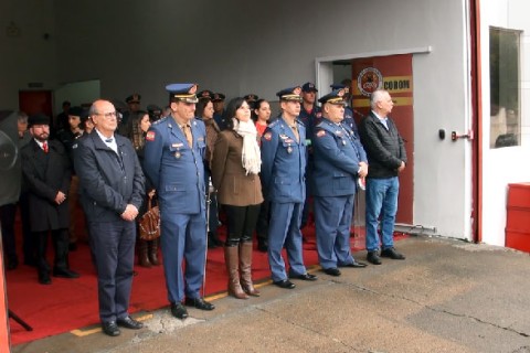 Passagem de comando do corpo de bombeiros de Porto União