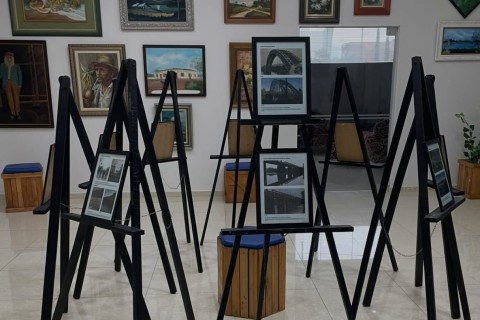 Registro de interessante exposição de fotos em destaques de nossa cidade