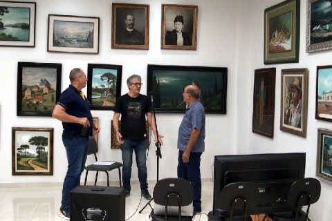 Noite de terça feira, 31 de março de 2026, 19 horas e 10 minutos, iniciou-se mais uma edição do projeto: “MUSICAS E TELAS”